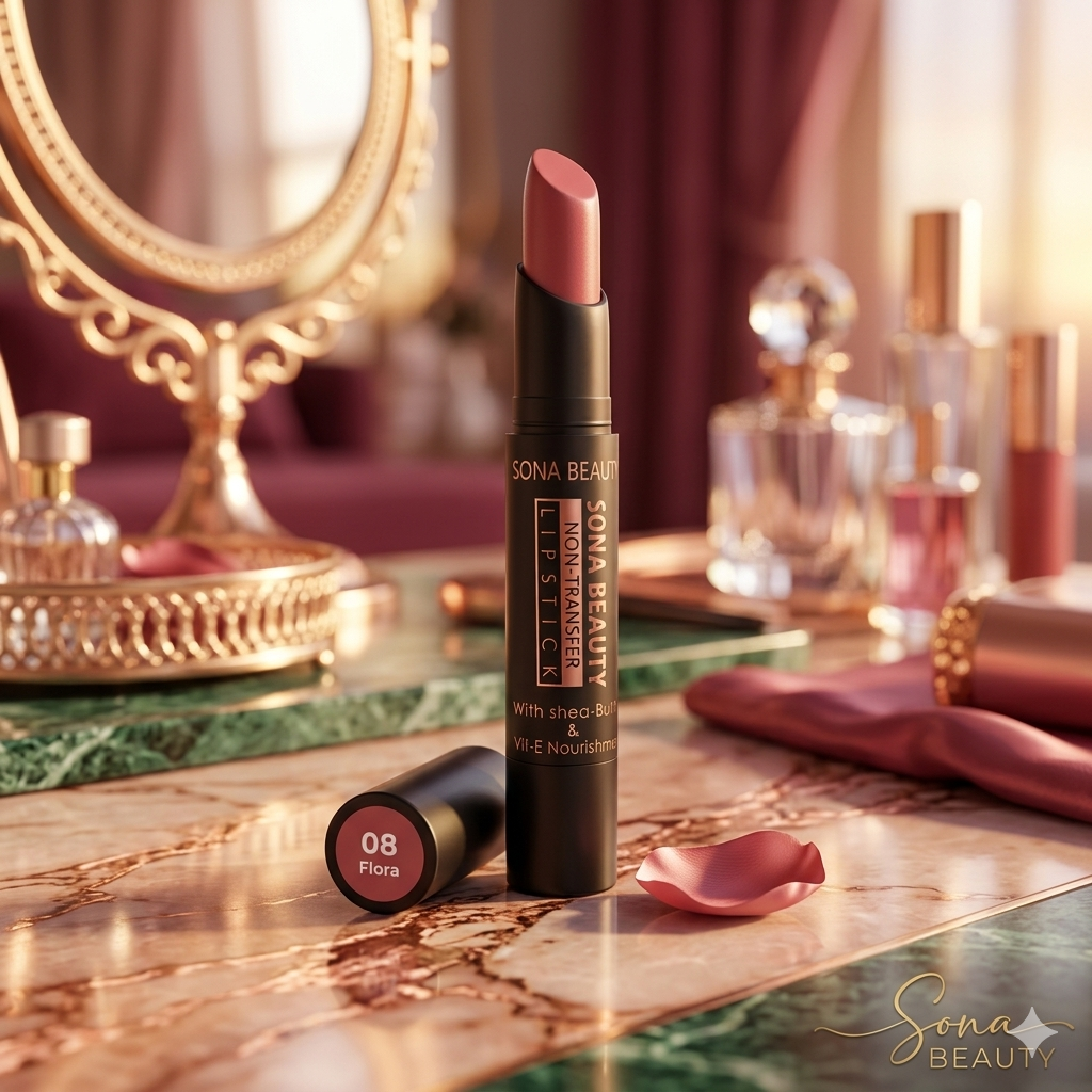 NON TRANSFER LIPSTICK, FLORA 08