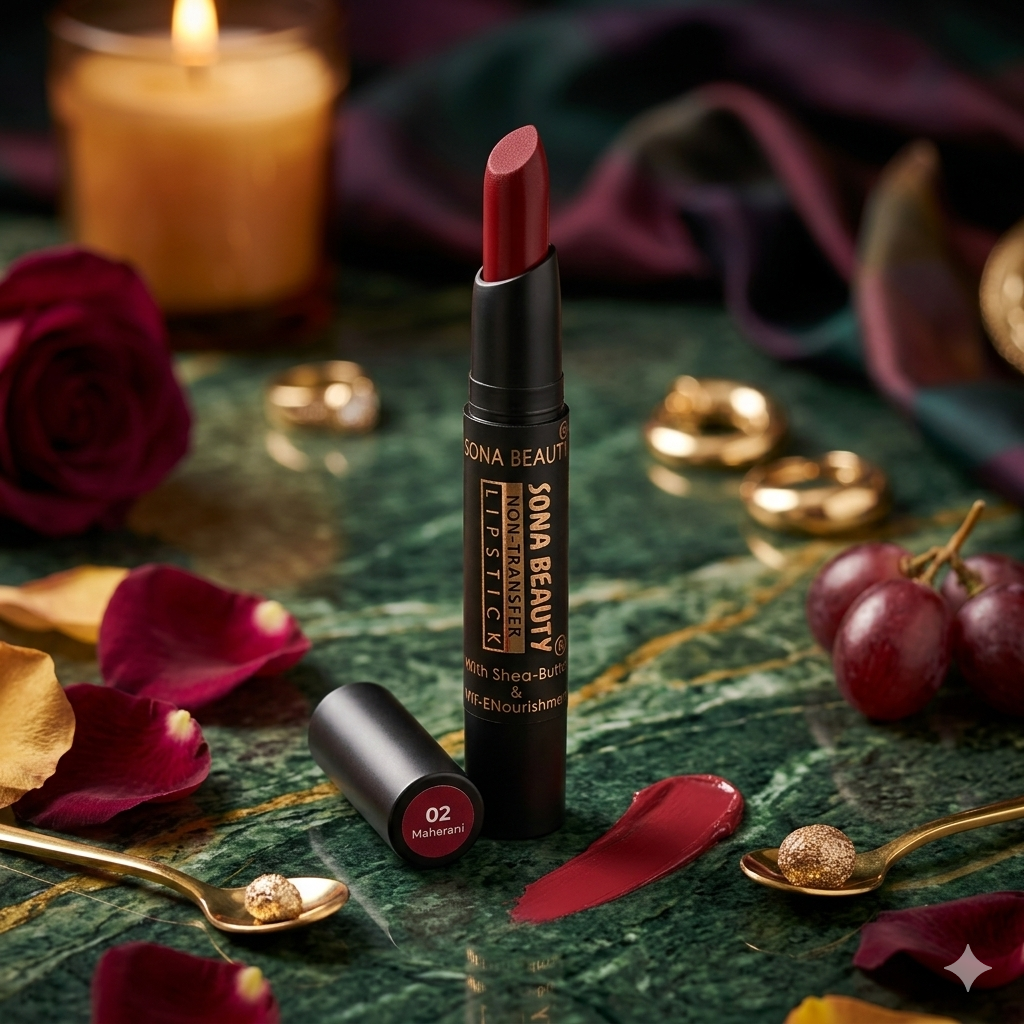 NON TRANSFER LIPSTICK, MAHARANI 02