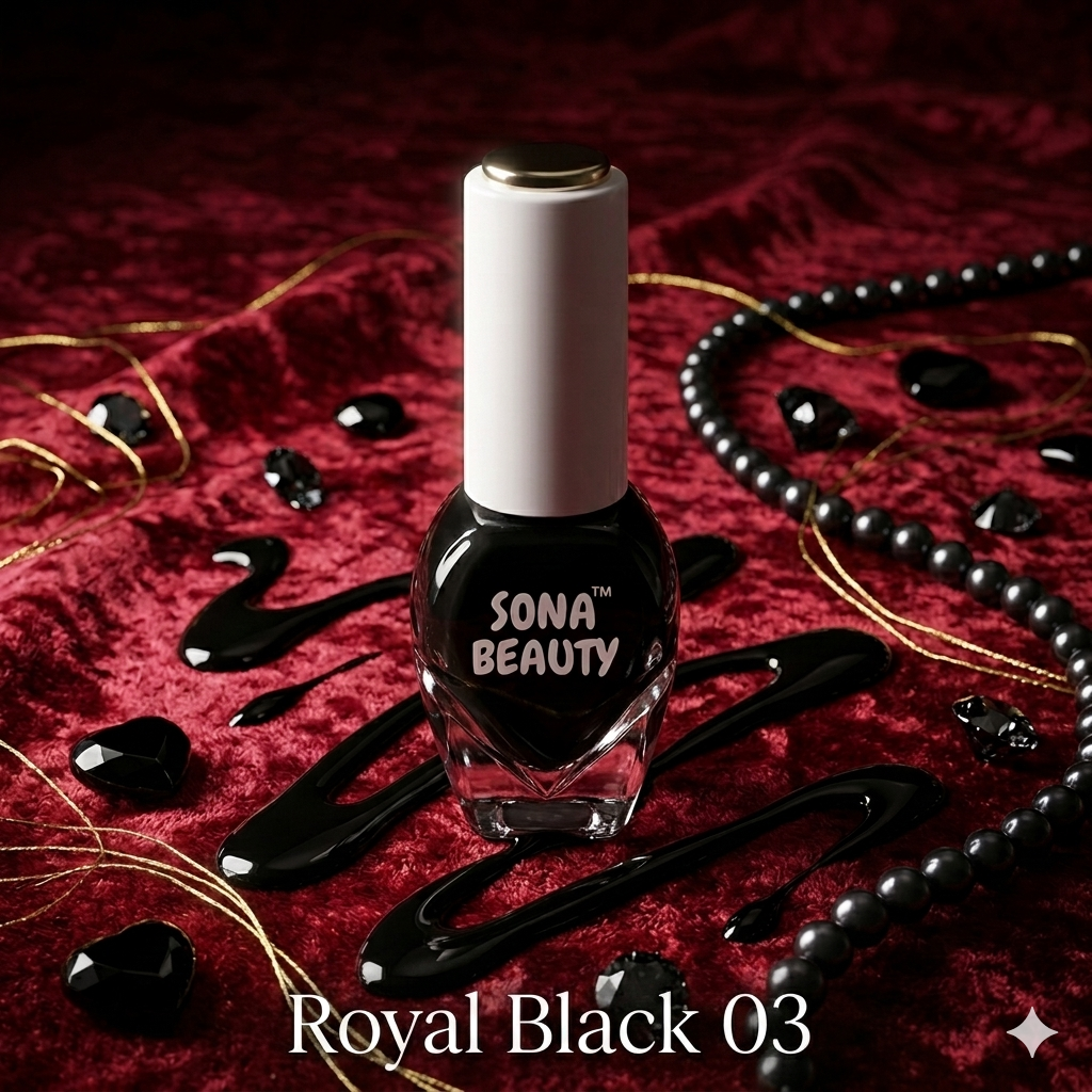 NAIL POLISH, ROYAL BLACK 03