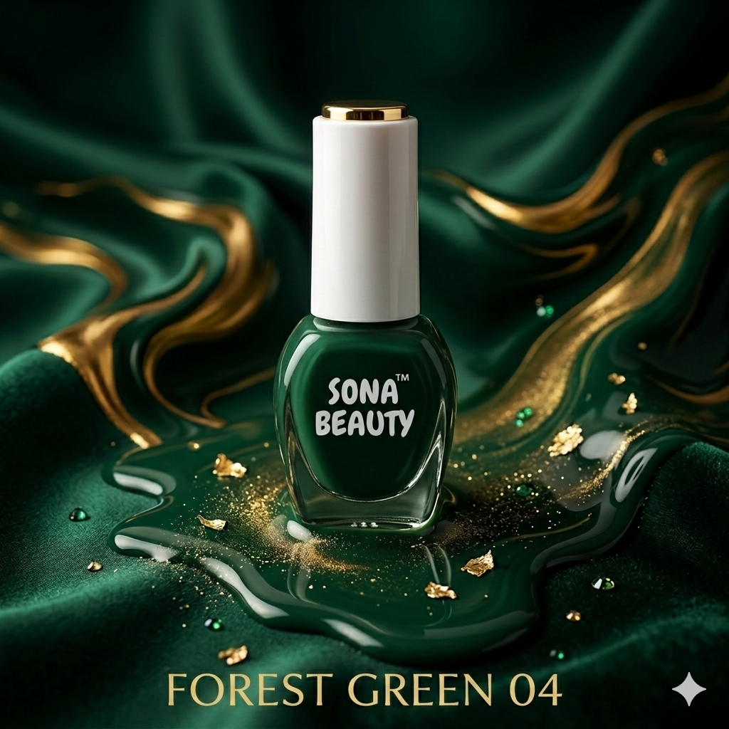 NAIL POLISH, FOREST GREEN 04