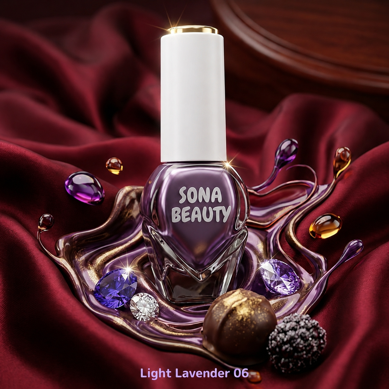NAIL POLISH, LIGHT LAVENDER 06