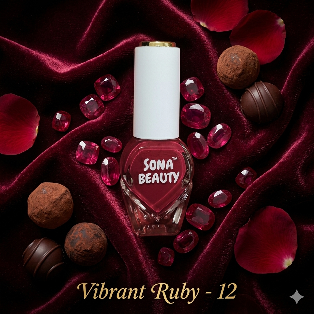 NAIL POLISH, VIBRANT RUBY 12