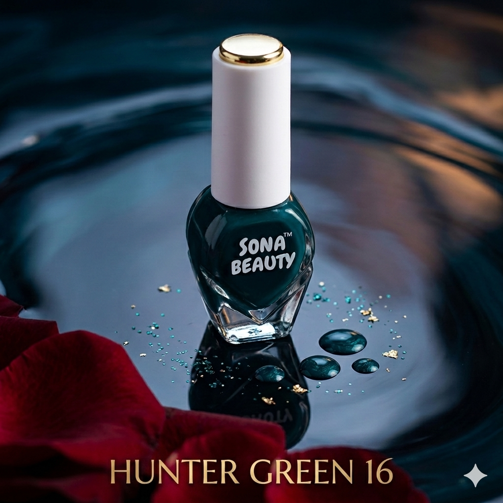 NAIL POLISH, HUNTER GREEN 16