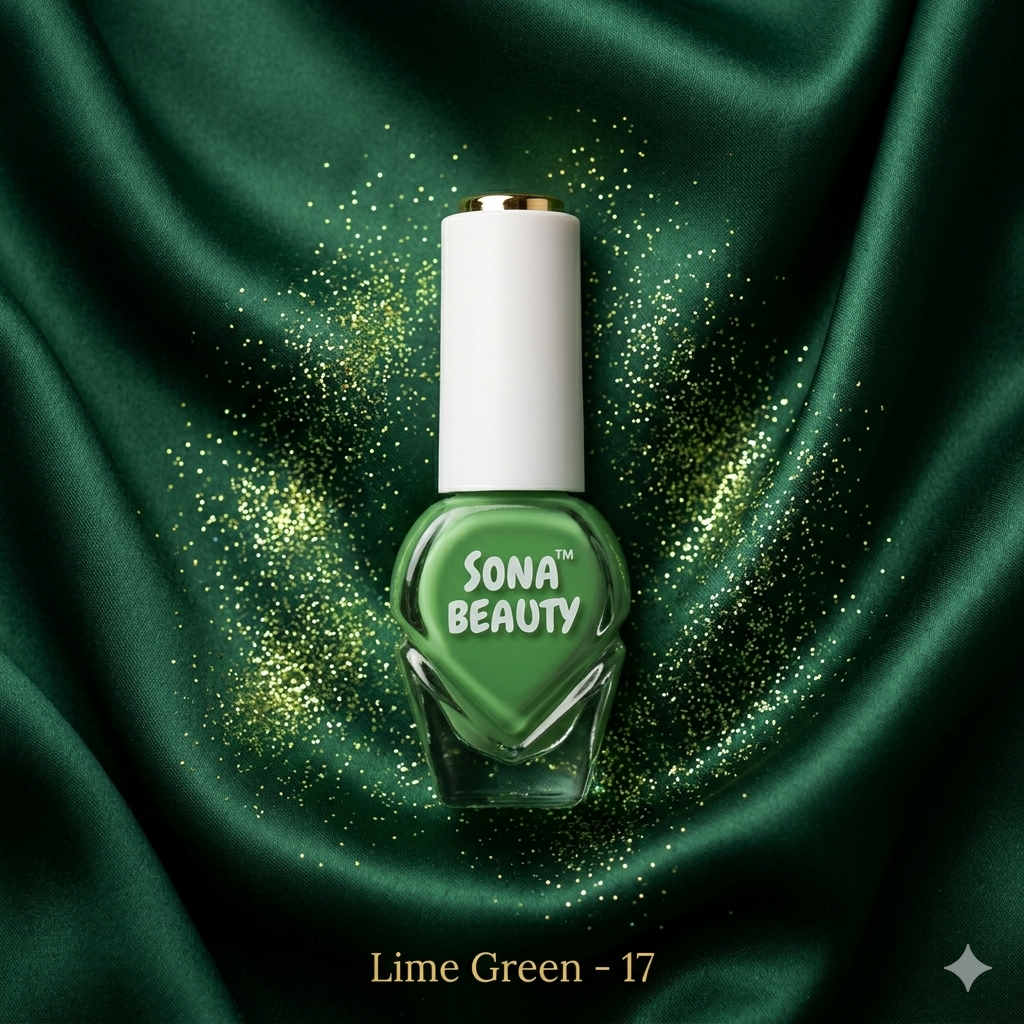 NAIL POLISH, LIME GREEN 17