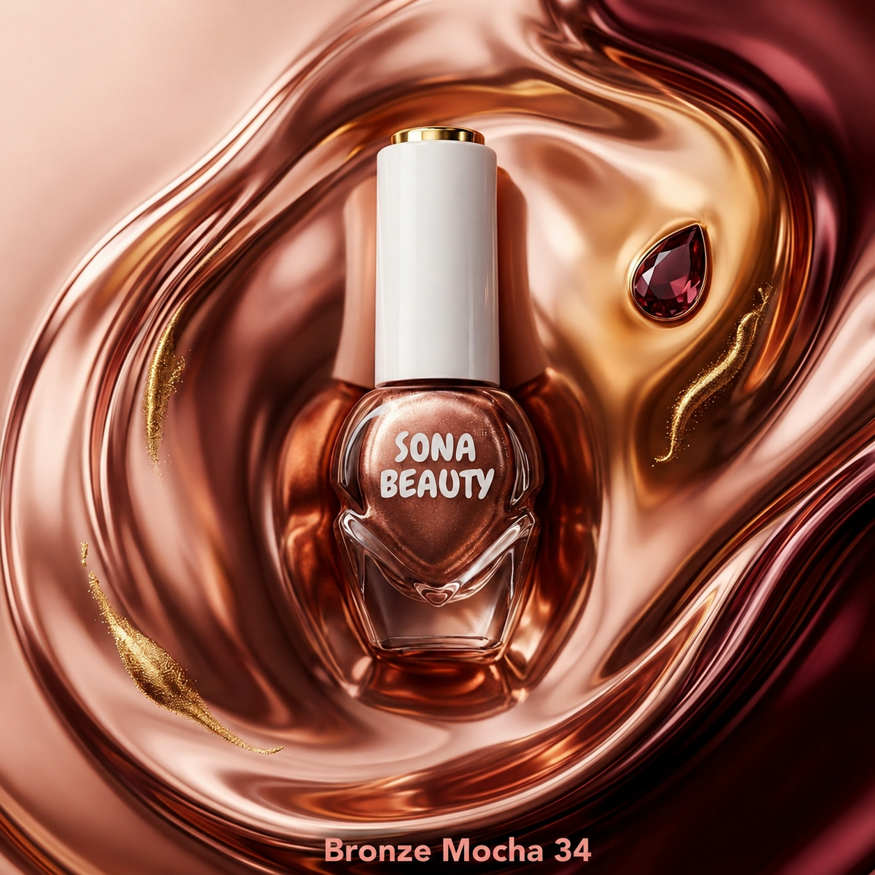 NAIL POLISH, BRONZE MOCHA 34