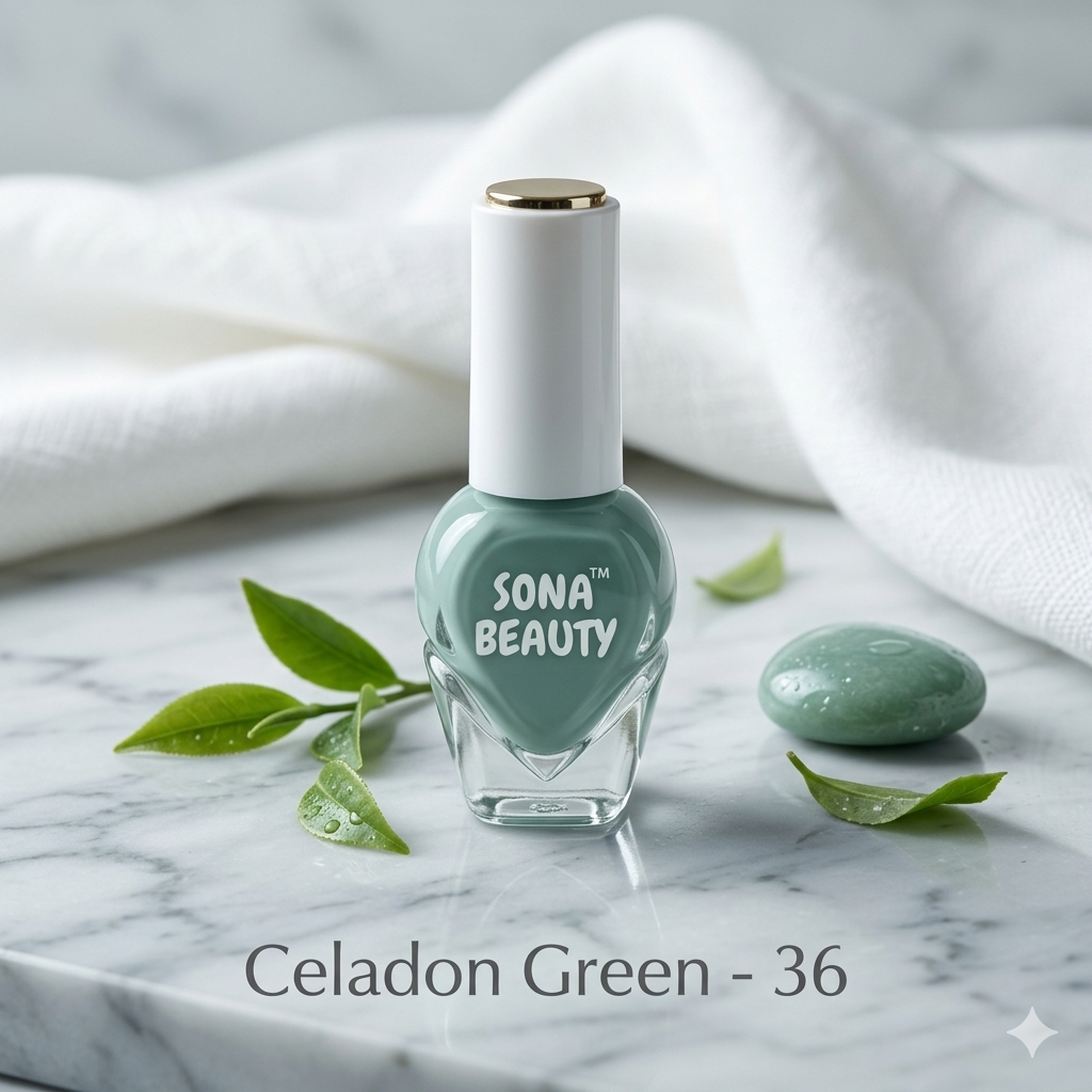 NAIL POLISH, CELADON GREEN 36
