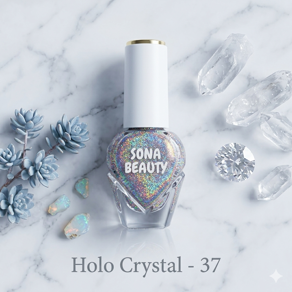 NAIL POLISH, HOLO CRYSTAL 37
