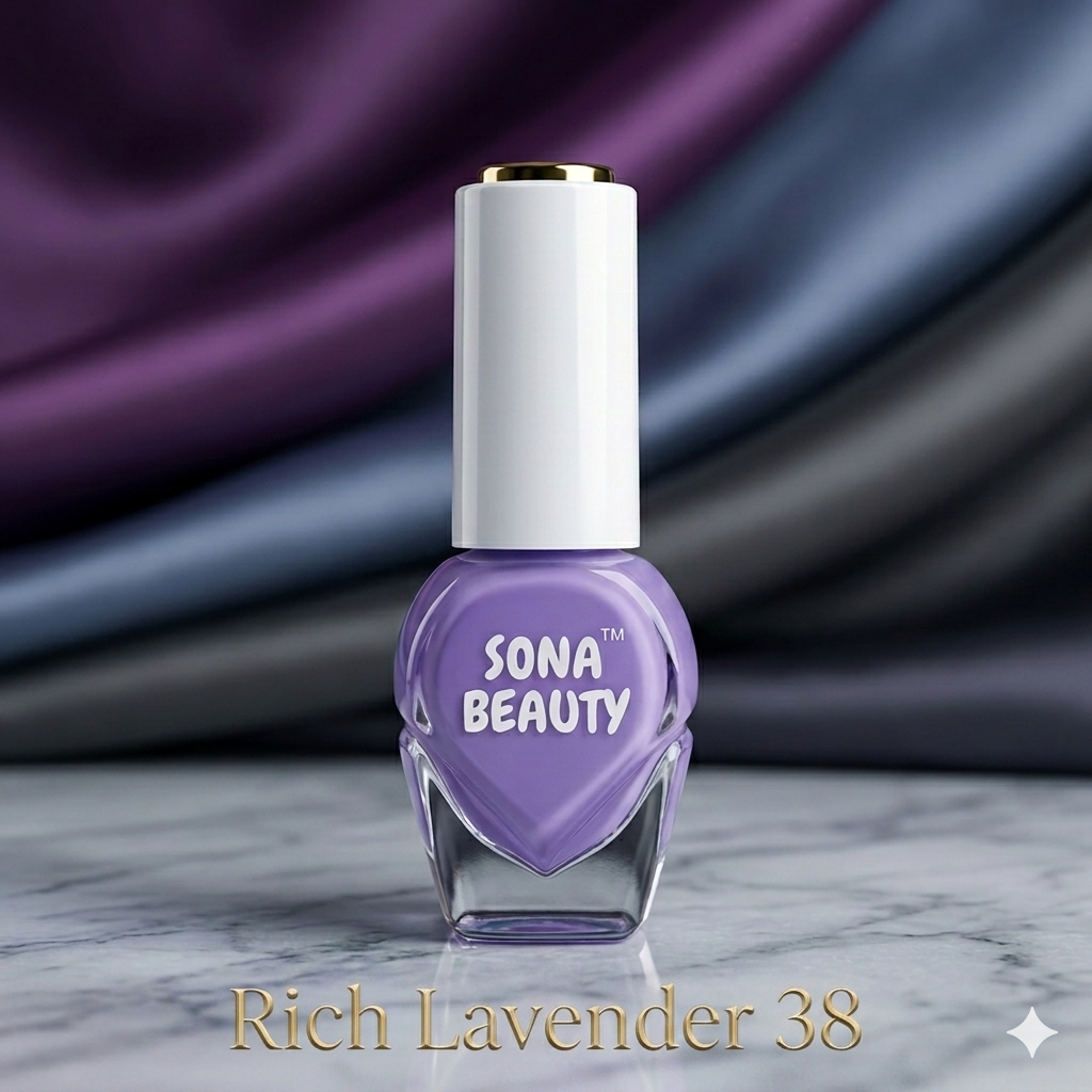 NAIL POLISH, RICH LAVENDER 38