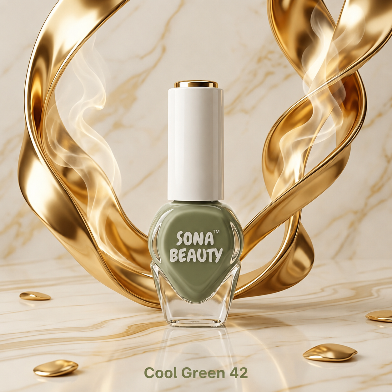 NAIL POLISH, COOL GREEN 42