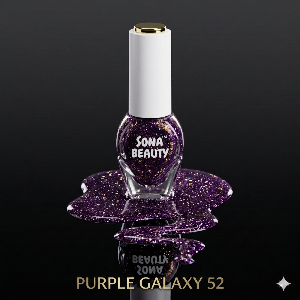 NAIL POLISH, PURPLE GALAXY 52
