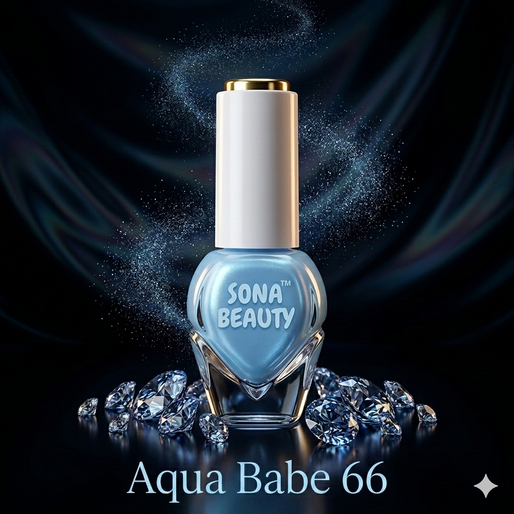 NAIL POLISH, AQUA BABE 66