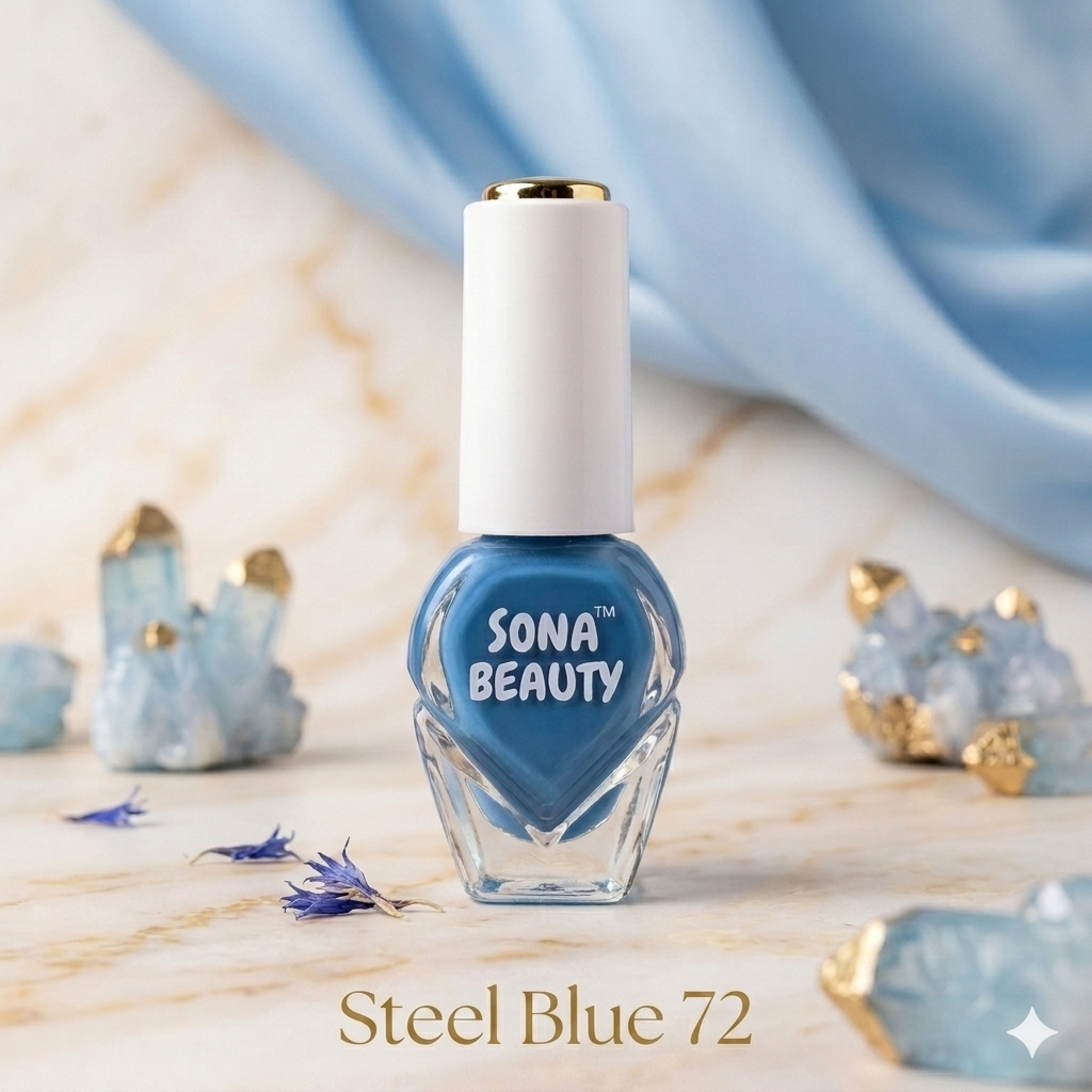 NAIL POLISH, STEEL BLUE 72